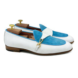 Bonaparte II Mocassini in pelle bianca da uomo con morsetto scarpe uomo di Virgilio shoes 01