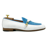 Bonaparte II Mocassini in pelle bianca da uomo con morsetto scarpe uomo di Virgilio shoes 02