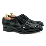 Edward II Francesine in vernice nera scarpe da cerimonia da uomo di Virgilio 01