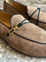Firenze I Mocassini in pelle scamosciata marrone di Virgilio Shoes 02