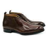 Liverpool II Polacchine in pelle testa di moro da uomo stivaletti di Virgilio 01