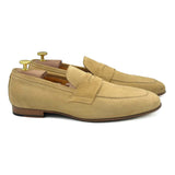 Sanremo VI Mocassini in pelle scamosciata sabbia scarpe classiche da uomo di Virgilio 01