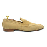 Sanremo VI Mocassini in pelle scamosciata sabbia scarpe classiche da uomo di Virgilio 02