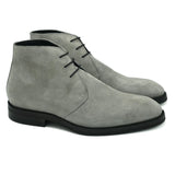 Belfast III Polacchine in pelle scamosciata grigia di virgilio 01