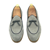 Belgian Loafers in pelle scamosciata Grigio di Virgilio 05