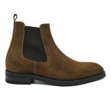 Chelsea I stivaletti in pelle scamosciata marrone scarpe uomo di Virgilio 02