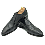 Francesine in pelle nero di virgilio 02