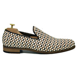 Mocassini in pelle intrecciata di Virgilio 02