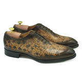 Modigliani I Wholecut in pelle marrone scarpe oxford da uomo 01
