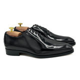 Piccadilly I Wholecut in pelle nera spazzolata scarpe oxford di Virgilio 01