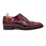 Ripley I Francesine in pelle lucida bordeaux scarpe da uomo classiche di virgilio Shoes 02