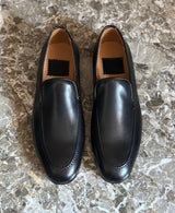 Taormina I Mocassini da uomo in pelle nera di Virgilio Shoes 02